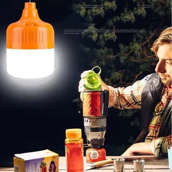LED светлина за зареждане Водоустойчива USB зареждане Аварийна крушка Къмпинг светлина Външно осветление на нощния пазар