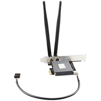 MINI PCIE Desktop Wifi адаптер PCI-E X1 безжичен WiFi мрежов адаптер конвертор карта поддръжка Bluetooth за компютър
