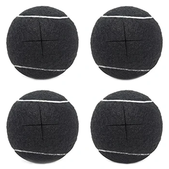 4Piece тенис топки за мебели крака и подова защита крака предварително нарязани плъзгане топки тежкотоварни дълготрайни