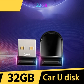 За фолксваген Passat B8 2016-2019 Micro Car U диск Малък Лесен за носене 32g Mini USB флаш устройство Pen Drive U диск с музика