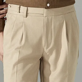 2023 Високо качество панталони Pant за мъж офис панталон мъже бизнес случайни панталони британски социален клуб екипировки Pantalones Hombre