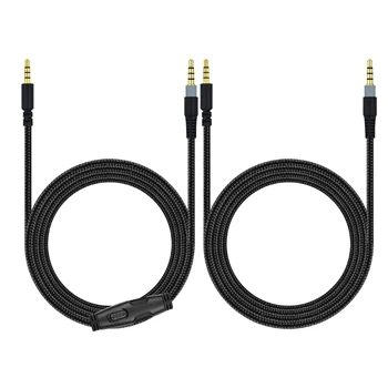 T5EE удължителен кабел за слушалки Aux-кабел за HYPERX Cloud Gaming слушалки за подмяна на кабел Надеждно качество на производителността