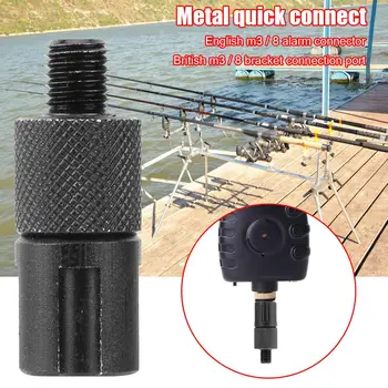 Риболовен прът стик ухапване аларма притежателя конектор бързо освобождаване магнитен адаптер шаран риболовен прът полюс ухапване аларма притежателя конектор