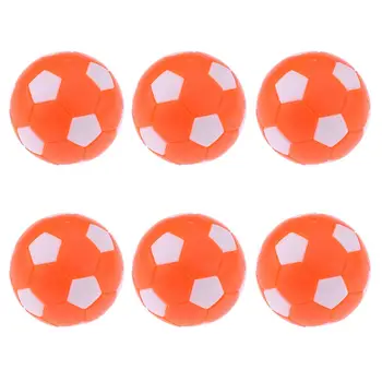 6 парчета джаги маса футбол кръг закрити игри пластмасови футболни топки за джаги машина Fussball спортни подаръци 36mm