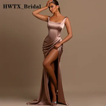 Секси русалка вечерни рокли за сватба 2023 Официално високо сплит дълго коктейл парти абитуриентски рокли по поръчка размер Vestidos De Noche