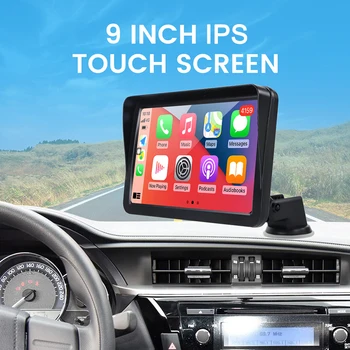9inch Carplay монитор преносим за кола камион RV универсален сензорен контролен дисплей Android Auto за Nissan Toyota Honda Hyundai KIA