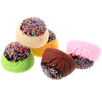 5pcs Топки за сладолед Дисплей подпори Симулация Сладоледени топки Модели Фалшиви топки за сладолед