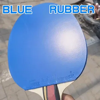 BLUE COLORFULTABLE TENNIS RUBBERBlue Pink Table Tennis Rubber Pabbles-in Tacky Ping Pong Rubber with Powerful Elastic Sponge
