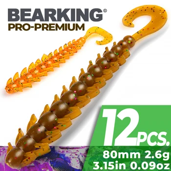 Bearking-изкуствена стръв за риболов, риболовна примамка, воблер стръв, 80mm, 2.6g, 12 бр./чанта, 2019