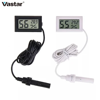 Vastar Mini Digital LCD вътрешен удобен температурен сензор Влагомер Термометър Хигрометър Gauge