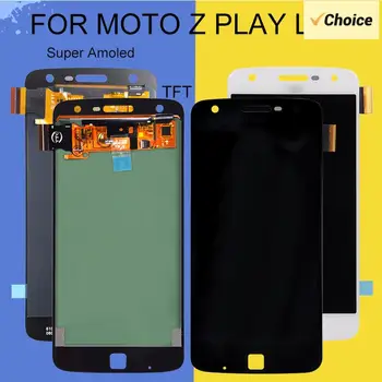 5.5 инчов XT1635 дисплей за Motorola Moto Z Play LCD сензорен екран дигитайзер XT1635-02 XT1635-01 събрание с безплатна доставка