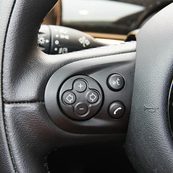 Многофункционален аудио круизен автомобил Превключвател за управление на волана Trim Cover за BMW MINI Cooper R55 R56 R57 R58 R59 07-14 Части
