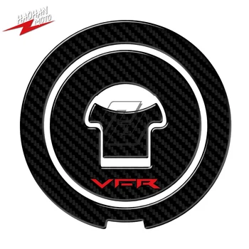 За Honda Interceptor VFR VFR800 1988-2009 3D Carbon-look мотоциклет гориво газ капачка протектор Decals