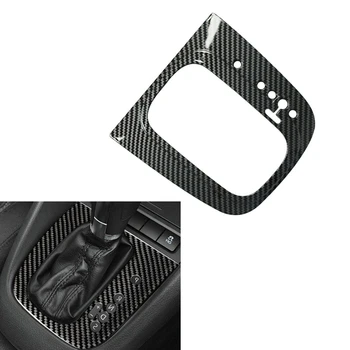 Auto въглеродни влакна централен панел за смяна на предавките контролен панел Decal интериор модификация за голф 6 MK6 2008-2013 RHD