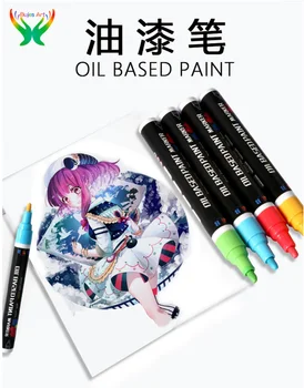 H&B 28 цвят 3.0 мм Бързосъхнеща боя писалка маркер метал неизтриваем маркер DIY фотоалбум графити писалка арт консумативи