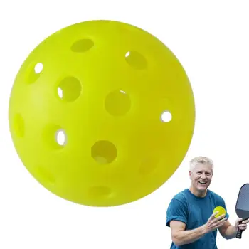Pickleball топки нощна светлина зелена топка с 40 дупки туршия оборудване зелена топка подаръци и аксесоари за открито на закрито