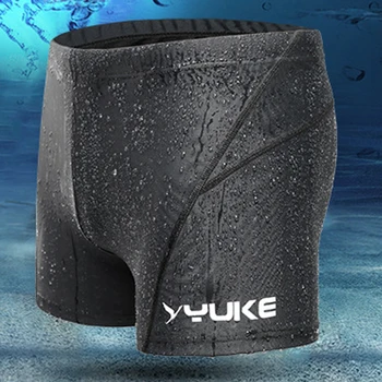 Y261 YUKE Мъжки шорти за плуване мъже мъжки бански костюми бански боксерки бързосъхнещи професионални бански мъже sunga кратко плюс размер L-5XL