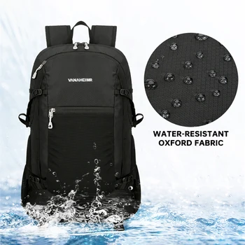 Лека сгъваема раница водоустойчива висококачествена Oxford Fabric Packable Backpack Daypack за колоездене Къмпинг туризъм