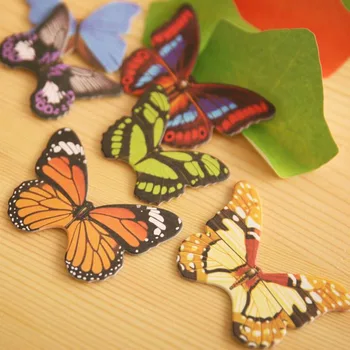 1 парче сладка пеперуда лепкава бележка творчески канцеларски бележник стикер бележка подложки офис училищни пособия лепило декорация