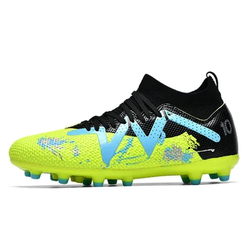 Мъжки футболни обувки Меки професионални леки неплъзгащи се TF / FG Футболни обувки Клинове Тренировъчни маратонки за трева Спортни обувки на открито