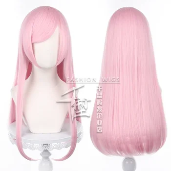 Sanzu Haruchiyo Косплей перука аниме Токио отмъстители Cospaly розови дълги перуки конска опашка топлоустойчиви синтетични парти подпори