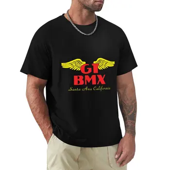 GT BMX Wings - Санта Ана Калифорния - Червена тениска момчета риза с животински принт тениски мъж възвишена тениска обикновена бяла тениска