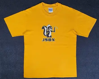 Vintage Jon Spencer Blues Explosion JSBX Skunk 90s Tour T shirt size M 1990s Blues Rock Garage Punk Rock Hippie rare Concert Pr