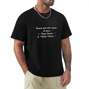 Има два вида емо тениска черни тениски летни дрехи Мъжко облекло