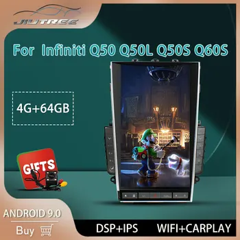 13.6 инчов Android 9.0 автомобилно радио за автомобилно радио за Infiniti Q50 Q50L Q50S Q60S Mark 5 Автоматична GPS навигация Автомобилна мултимедия