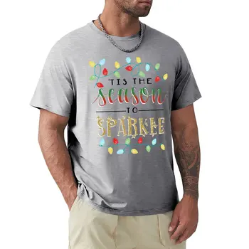 tis сезонът да блести тениска извънгабаритни момчета животински печат kawaii дрехи мъжки т ризи случайни стилен