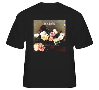 New Order Power корупция и лъжи албум T Shirt Casual Print Fashion Tee