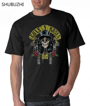 Guns N' Roses 'Slash 85' тениска - Нова & Официална памучна тениска, мъжка лятна модна тениска, евро размер