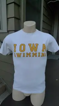 Размер S 37 1990s Айова плувна риза