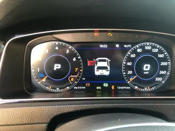 За VW PASSAT B8 CC Golf 6 7 MK7 GTI Tiguan Табло панел LCD дисплей скоростомер цифров виртуален кокпит инструментален клъстер