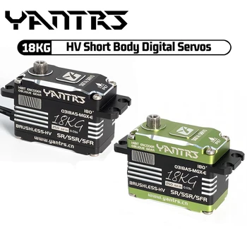 YANTRS 18KG HV Високоскоростни безчеткови цифрови сервоусилватели с късо тяло за 1/10 1/8 RC модел автомобилни дрифт състезателни аксесоари