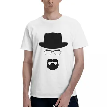 Хайзенберг Рисуване 100% памучна тениска Мъже Класически T ризи Мъжки кръг врата къс ръкав S-6XL