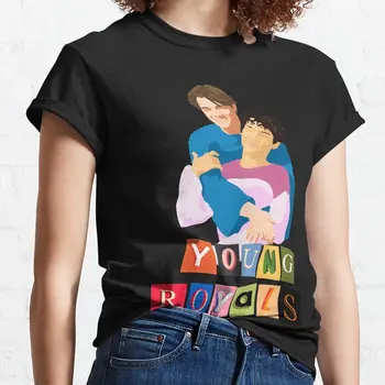 Young Royals тениска тениски за жени памучни котешки ризи за жени