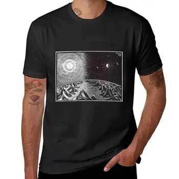 New M.C. Escher - Четвъртият ден от Сътворението Тениска персонализирани тениски пот ризи върховете лято топ мъжко облекло