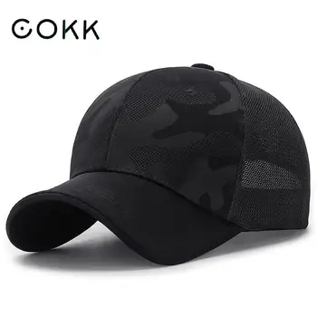 COKK бейзболна шапка мъже летни шапки за жени мъже камуфлаж окото капачка сенник открит спортна шапка черен Снапбек Горро кост мъжки