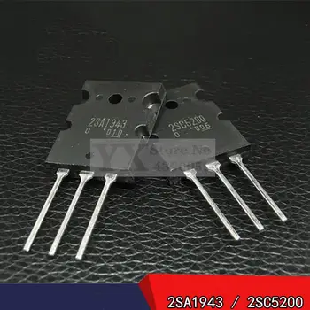 5pairs-20pairs 2SA1943+2SC5200 TO3P A1943 C5200 Усилвател с висока мощност, съответстващ на тръбен аудио усилвател IC