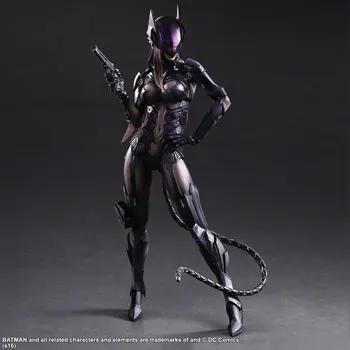 PLAY ARTS The Dark Knight Rises Catwoman Action Figure Selina Kyle Collectable Model Toy Doll Gift