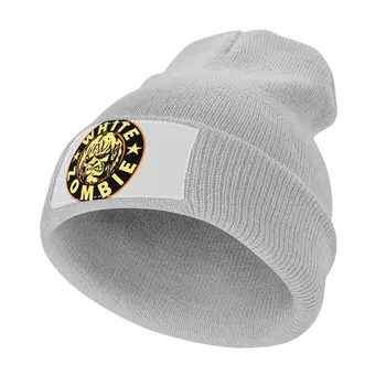 Бяло зомби оцветени плетени капачки Ръгби шапка за слънце шапка за мъже Дамски