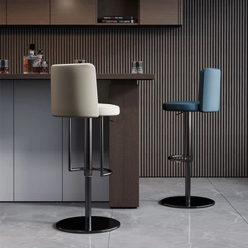 Дизайн въртящи се бар столове Nordic Регулируема по височина всекидневна Модерни бар столове Nordic Counter Taburete Alto мебели SR50BC