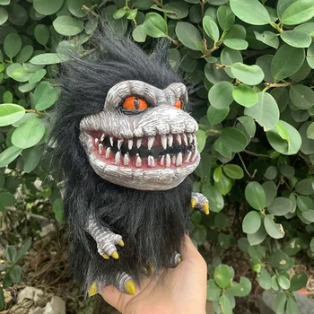 Страшно чудовище плюшени кукли подаръци играчки Хелоуин ужас парти декорация животински карикатура черно малко чудовище