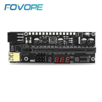 1-10PCS PCIE щранг за видеокарта VER 16X USB 3.0 PCI-E щранг PCI Express X16 удължител щранг карта кабел за Bitcoin миньор
