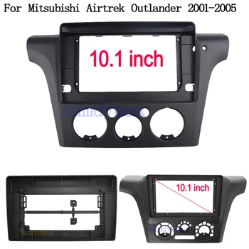Car Radio Fascia рамка за Mitsubishi Airtrek Outlander 2001-2005 Dash Kit Инсталиране на конзолата Facia Bezel адаптер плоча капак тапицерия