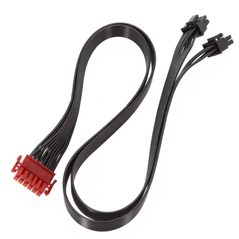 1 парче 12Pin към Dual PCI-E 8Pin PSU графична карта кабел модул кабел замени за Enermax PSU