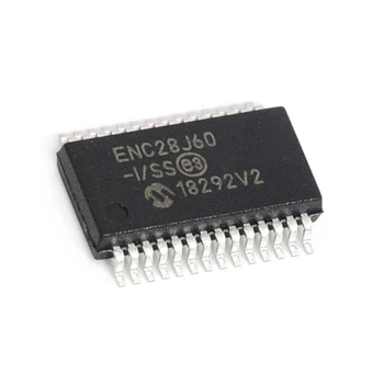 1 броя ENC28J60-I/SS SOP-28 ENC28J60 интерфейсен контролер чип IC интегрална схема чисто нов оригинален