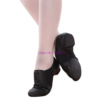 By DHL 20 чифт джаз приплъзване на танцови маратонки Танцови обувки за дами Обувки за танци с черен тен за възрастни и деца Джаз танцови обувки