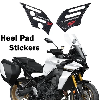 За Yamaha TRACER 9 2022 2023 Аксесоари за мотоциклети Смола устойчиви на надраскване 3D стикер предпазители Heel Pad стикери